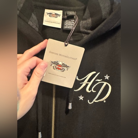 NWT Harley Davidson Zip Up - Picture 4 of 7